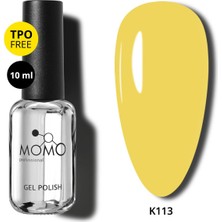 Momo Professional Kalıcı Oje K113, Dark Butteryellow, 10 ml