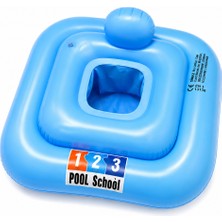 Duman Pool School Mavi Oturaklı Bebek Yüzme Botu 12-24 Ay