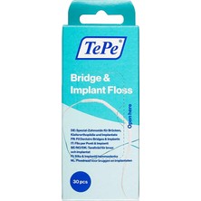 Tepe Bridge & Implant Floss Diş Ipi 30 Adet