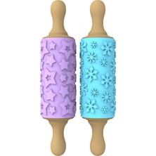 ChildGen Mini Desenli Merdane Seti – 2\'li (Yıldız / Kar)