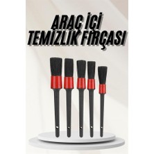 Zero Land Depomix Araç Içi LED Aksesuar 5 Farklı Detaylı Araba Temizlik Fırçası Oto Temizleme Fırçası