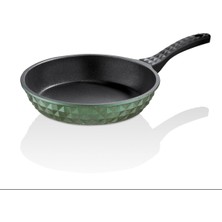 Taç Bella Döküm 26 cm Tava 20 cm Sahan 2 Li Seti. Haki