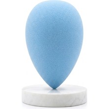 Makri Home Makyaj Süngeri Mavi Beauty Blender Fondöten ve Kapatıcı Uygulama Süngeri, 6 cm