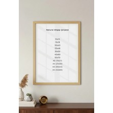 Zevahir Mobilya Dekorasyon 1 Adet (13X18) Ebatta Doğal Ahşap Duvar Çerçevesi Tablo Çerçevesi Forma Çerçevesi Poster Çerçevesi Fotoğraf Çerçevesi Diploma Çerçevesi Salon Ofis Bebek Odası Çerçevesi