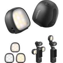 Telesin Osmo Pocket 4/3 İçin Mini Dolgu Işığı Seti (2'li) | Kompakt ve Güçlü Işık  Dual Mini Fill Light Set For Djı Osmo Pocket 4