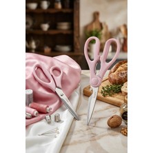 Rooc 2'li Çok Amaçlı Makas Seti – Küçük Boy Pembe, 14.5 cm
