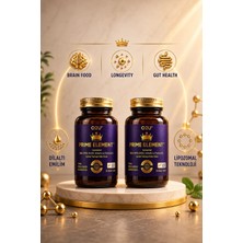 O2U Enerji, Odak ve Bağırsak Desteği | Yorgunluk & Zihin Sisi İçin Lipozomal 60 Dilaltı Tablet | Prime Element