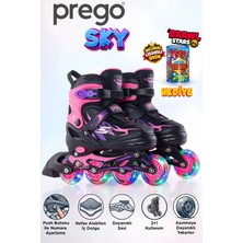 Prego Sky Ayarlabilir Numaralı Işıklı Çocuk Pateni TE-281