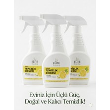 the Elite Home Organik Sertifikalı Çok Amaçlı Temizlik Sirkesi 500 ml x 3 Adet