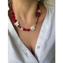 Venüs Design Mercan - Inci Kolye