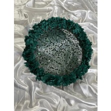 Tekin Kına 30 cm Gelin Defi Yeşil ,kına Gecesi Tef