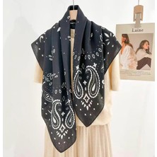 Venüs Design Desenli Şal-Fular 90X90