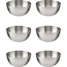 Cinox 10 cm 6'lı Çelik Kuruyemişlik Çerezli