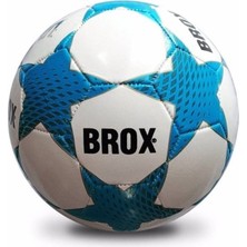 Dynamic Brox Futbol Topu 1BXTPSKFUT1 5 Numara Beyaz Renk PVC Malzeme ile Makine Dikişli Oyun İçin Uygun