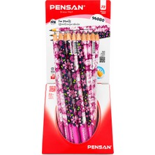 Danacı Kırtasiye Pensan Pink Flowers Desenli Kurşun Kalem (96080)