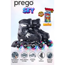 Prego Sky Ayarlabilir Numaralı Işıklı Çocuk Pateni TE-281