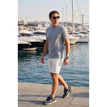 Buratti Streç Pamuklu Slim Fit Sıfır Yaka T Shirt Erkek T Shirt 5902639