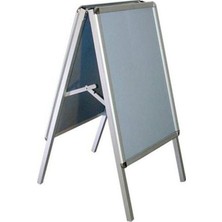 OfisDS B2 50X70CM Alüminyum Çift Taraflı Kaldırım Reklam Poster A Pano