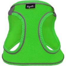 Pazarcan Üç Kilitli Sportif Göğüs Tasması 20-24 cm -Small Yeşil