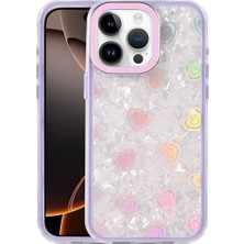 Pazarcan Iphone 15 Lumi Desenli Kapak - Mor