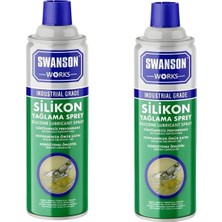 Swanson Works Silikon Yağlama Spreyi 400 ml 2 Adet