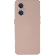 Pazarcan Reno 7 Lite Kılıf Nano Içi Kadife - Pudra