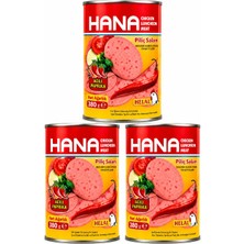 HANA Acılı Piliç Salam 380 gr x3 Adet