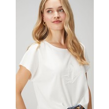  club seamless nakışlı t-shirt beymenclub
