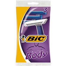 Bic Bıc Body 3'lü Poşet Tıraş Bıçağı Unisex Kullanıma Uygun Hassas Cilt Dostu Özellik