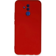 Pazarcan Mate 20 Lite Kılıf Nano Içi Kadife - Kırmızı