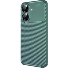 Pazarcan Note 60 Kılıf Auto Fus Karbon Kapak - Koyu Yeşil
