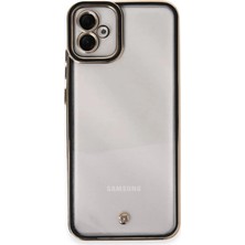 Pazarcan Galaxy A04E Kılıf Liva Lens - Siyah