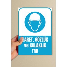 Baret Gözlük Kulaklık Tak 3 mm Dekota Levha (30X40CM)
