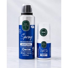 Eyüp Sabri Tuncer Erkek Sport Deodorant 200 ml Sprey ve 75 ml Roll On Seti ile Uzun Süreli Koruma