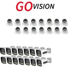 Go Vision 29 Adet Ip Güvenlik Kamerası - 5mp Dış Mekan Kamera, 3.6mm Lens, Poe, Warm LED Gece Görüşlü