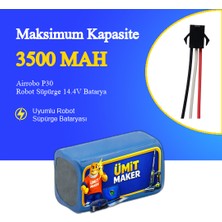 Ümit Maker Airrobo P30 Robot Süpürge 3500 Mah Batarya