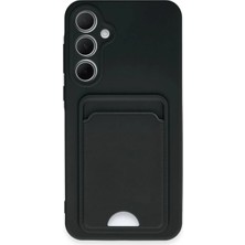 Pazarcan Galaxy A35 5g Kılıf Kelvin Kartvizitli - Siyah