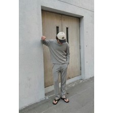 Vamos Fitilli Baggy Fit Pantolon Gri