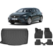 Ko Kaliteoto Seat Ibiza 2024 Model 4d Alt Bagaj Havuzu+Paspas Seti Rice Serisi