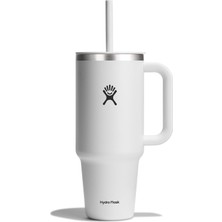 Hydro Flask All Around Travel Tumbler Pipetli Termos 1183 ml (40 Oz) - Beyaz
