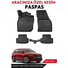 Ko Kaliteoto Skoda Karoq 2018-2019-2020-2021-2022-2023-2024-2025 Model Araca Özel Havuzlu Paspas Takım