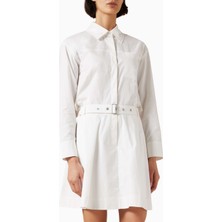 3.1 Phillip Lim Flounce Back Kemerli Tasarım Kadın Gömlek Elbise