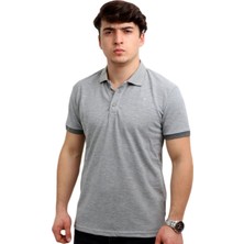 Exuma Polo T-Shirt Erkek Grimelanj 1912048-057 Gri
