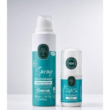 Eyüp Sabri Tuncer Kadın Fresh Deodorant 200 ml + Fresh Roll On 75 ml Set