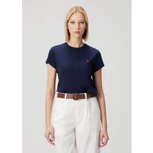 Polo Ralph Lauren Bisiklet Yaka Logo Nakışlıt-Shirt