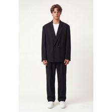 Vamos Oversize Lyocell Karışımlı Takım Siyah
