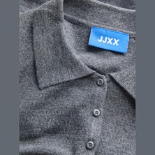 Jack & Jones Kadin Dar Kalip Polo Yaka Kazak - Wren