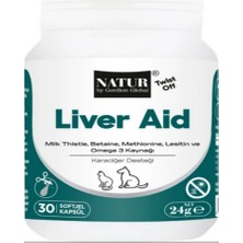 Naturliver Aid Twistoff Yeni Formül 30 Kapsül - Kedi ve Köpek Karaciğer Destekleyici ve Toksin Arındırıcı Takviye