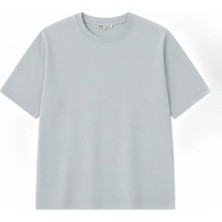 Vamos Basic Regular Fit Tişört Bebe Mavi