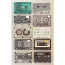 Raks 10 Tane Türkçe Pop Kaset Lotu (Kartonet Yoktur Sadece Kasettir) Ath
